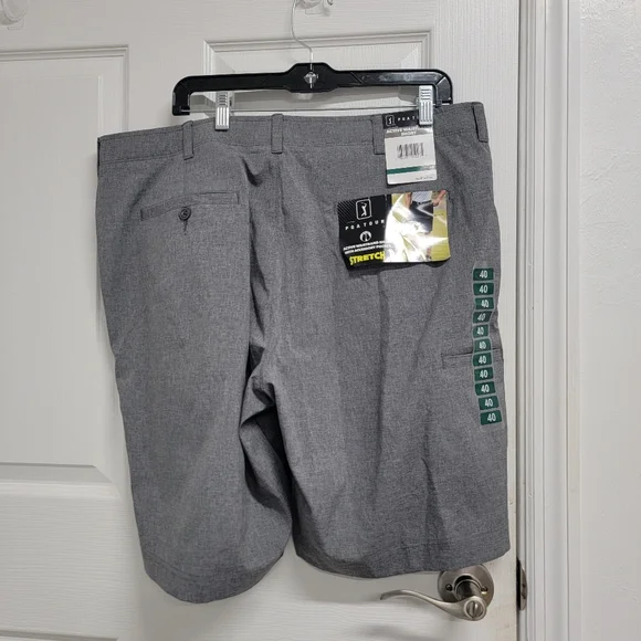 #53 NWT!! PGA TOUR men's shorts size 40 9.5 inch inseam - Picture 5 of 5